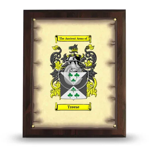 Treese Coat of Arms Plaque