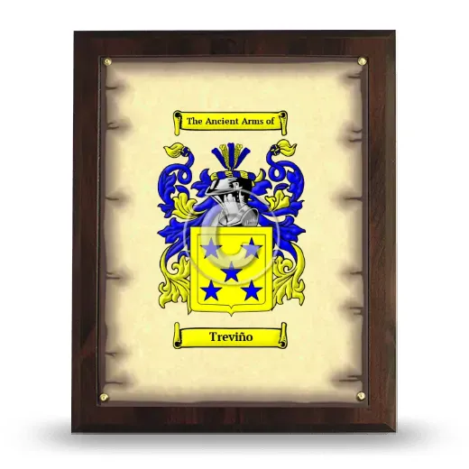 Treviño Coat of Arms Plaque