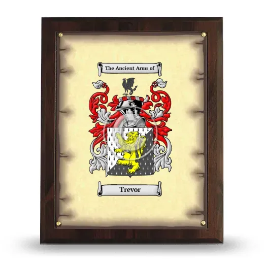 Trevor Coat of Arms Plaque