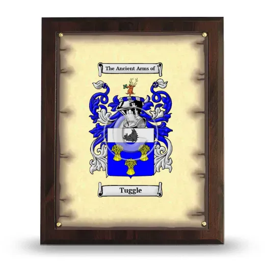 Tuggle Coat of Arms Plaque