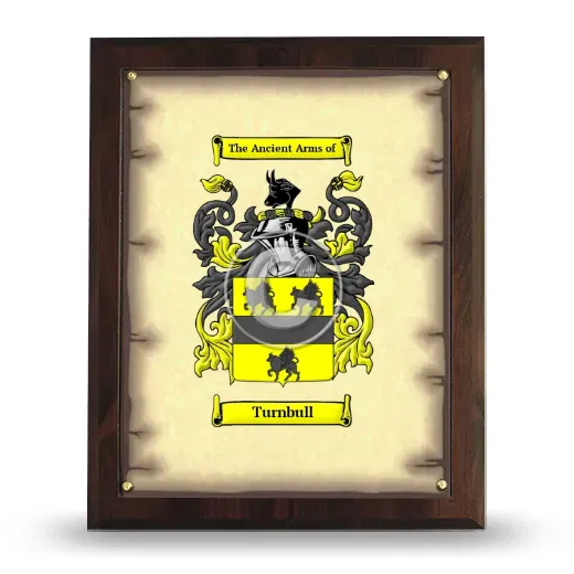 Turnbull Coat of Arms Plaque