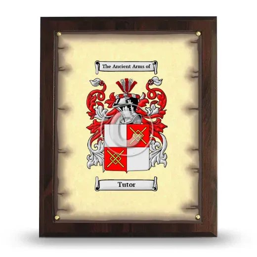 Tutor Coat of Arms Plaque