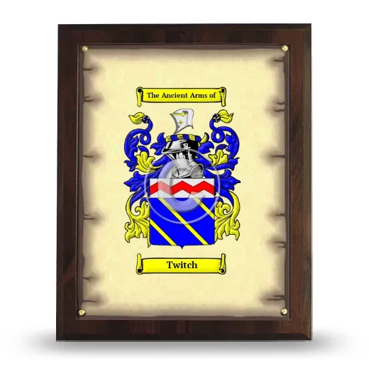 Twitch Coat of Arms Plaque