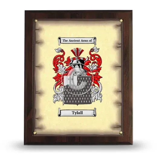 Tylall Coat of Arms Plaque