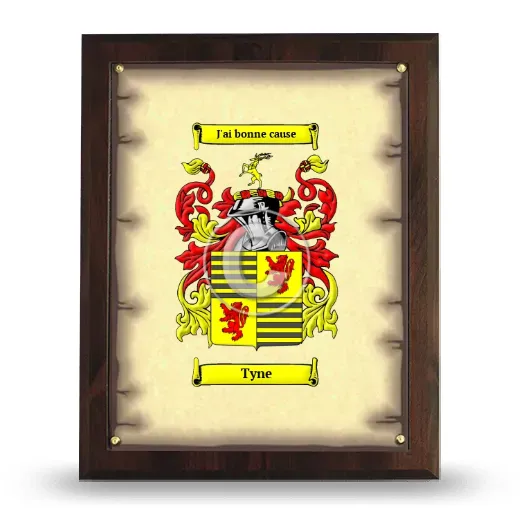 Tyne Coat of Arms Plaque