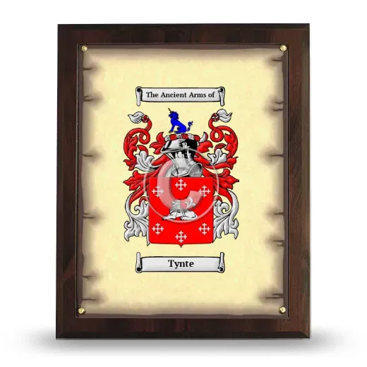 Tynte Coat of Arms Plaque