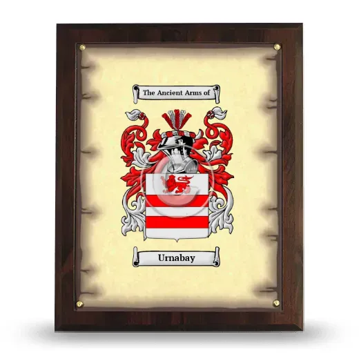 Urnabay Coat of Arms Plaque