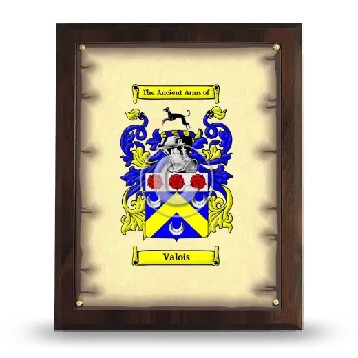 Valois Coat of Arms Plaque