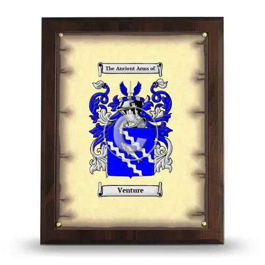 Venture Coat of Arms Plaque