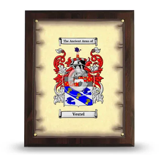 Vestel Coat of Arms Plaque