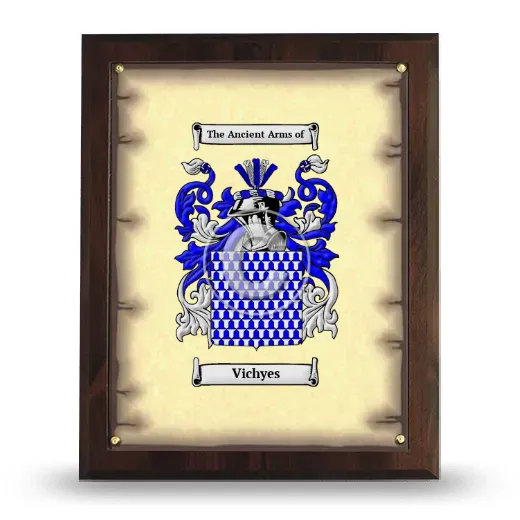 Vichyes Coat of Arms Plaque