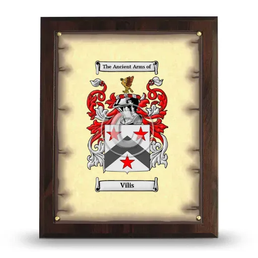 Vilis Coat of Arms Plaque