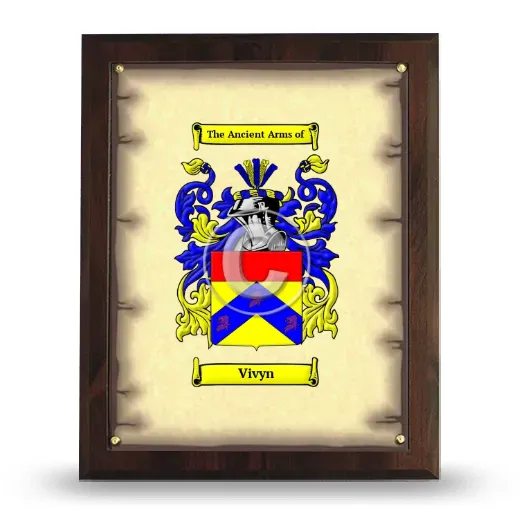 Vivyn Coat of Arms Plaque