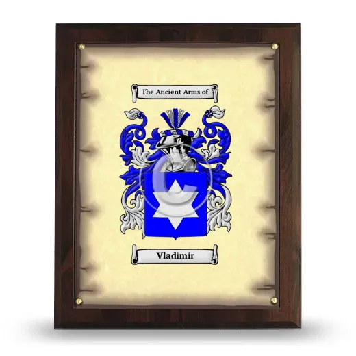 Vladimir Coat of Arms Plaque