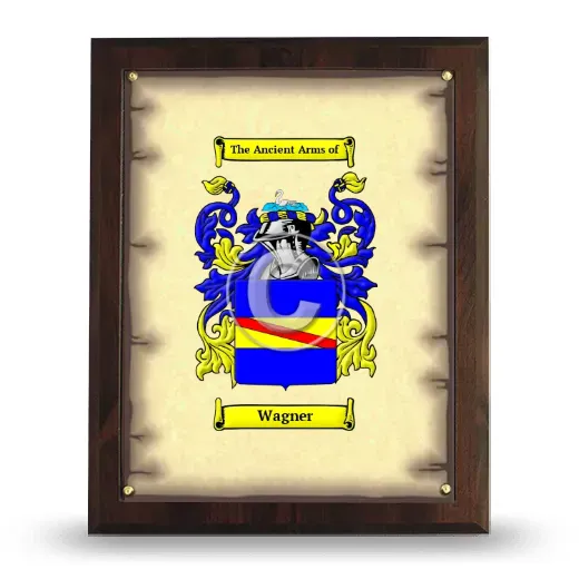 Wagner Coat of Arms Plaque