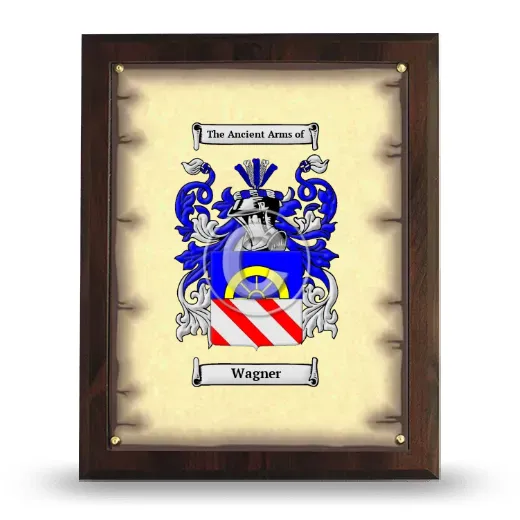 Wagner Coat of Arms Plaque