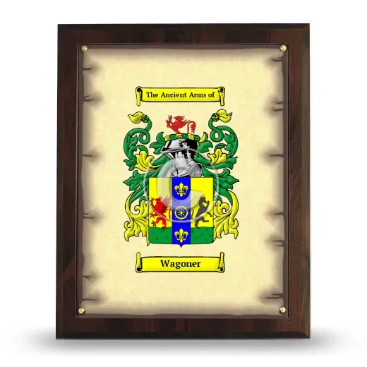 Wagoner Coat of Arms Plaque