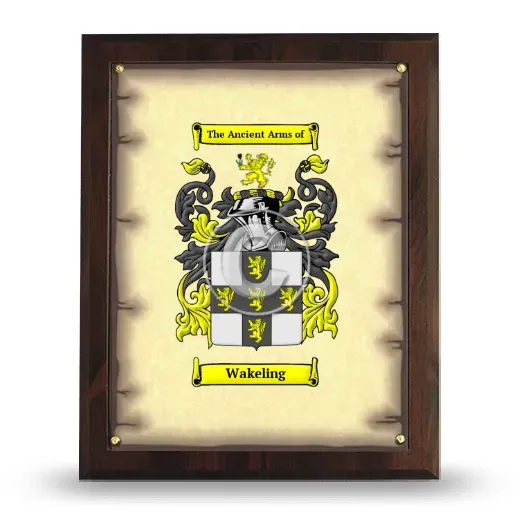 Wakeling Coat of Arms Plaque