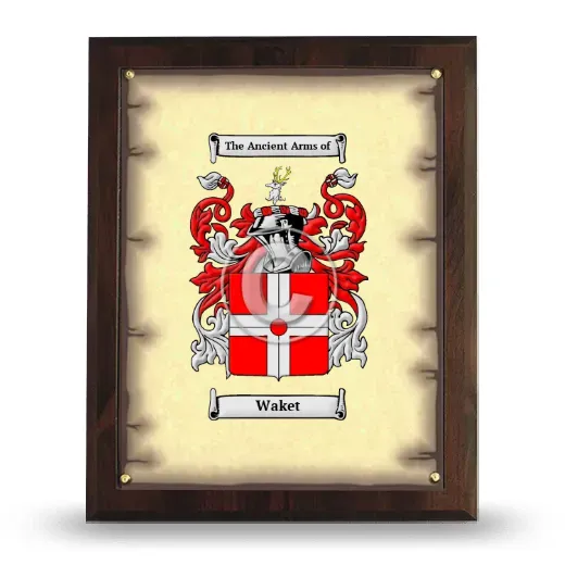 Waket Coat of Arms Plaque