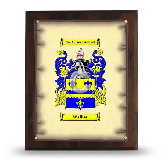 Wallies Coat of Arms Plaque