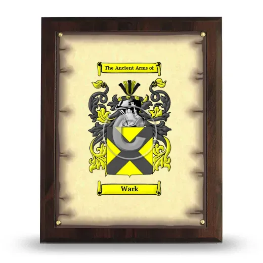 Wark Coat of Arms Plaque