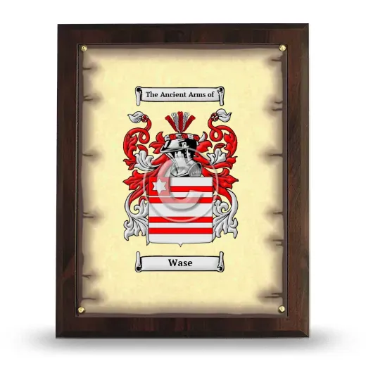Wase Coat of Arms Plaque