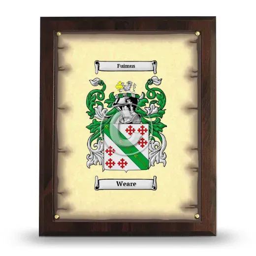 Weare Coat of Arms Plaque