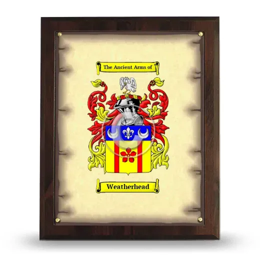 Weatherhead Coat of Arms Plaque