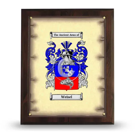 Weisel Coat of Arms Plaque