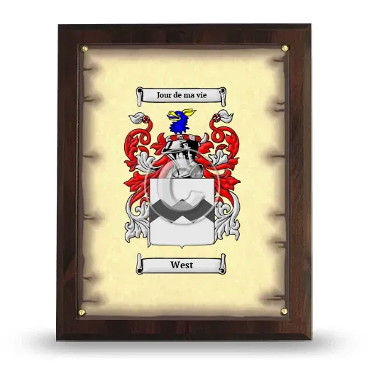 West Coat of Arms Plaque