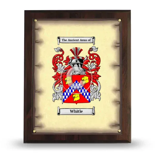 Whitle Coat of Arms Plaque