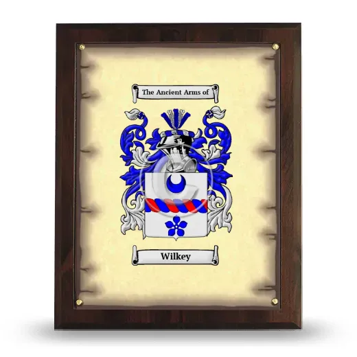 Wilkey Coat of Arms Plaque