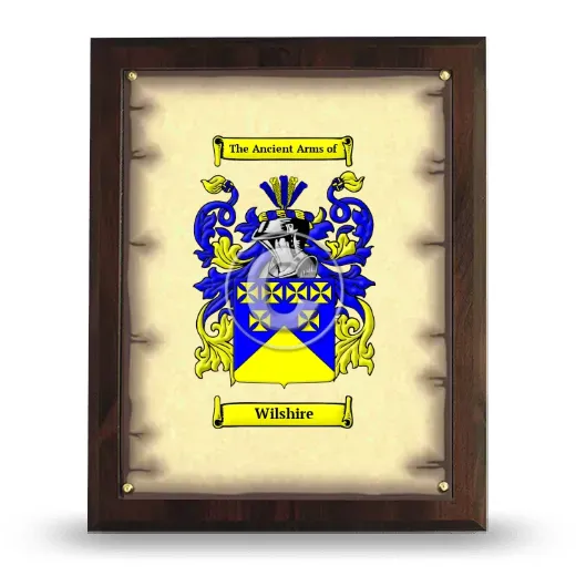 Wilshire Coat of Arms Plaque