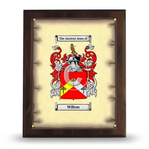 Wilton Coat of Arms Plaque