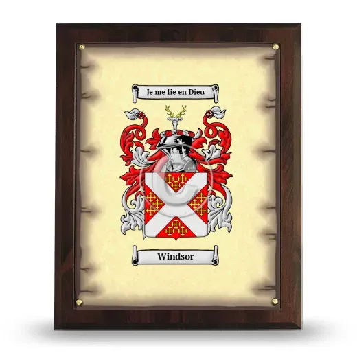 Windsor Coat of Arms Plaque