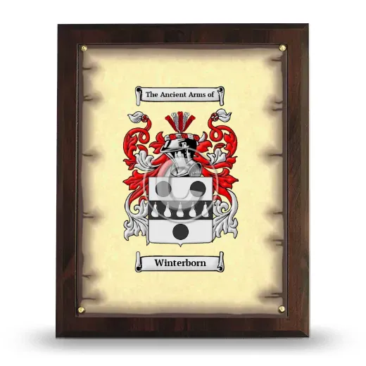 Winterborn Coat of Arms Plaque