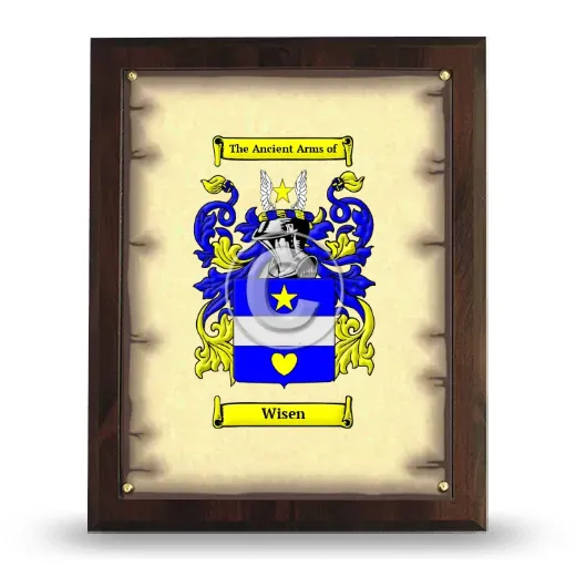 Wisen Coat of Arms Plaque
