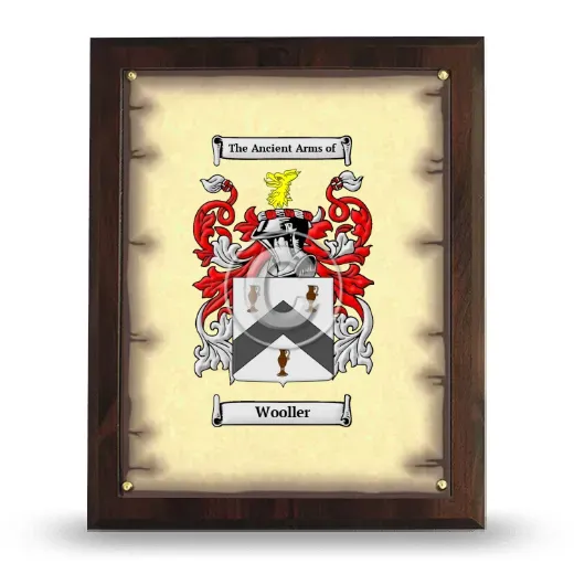 Wooller Coat of Arms Plaque