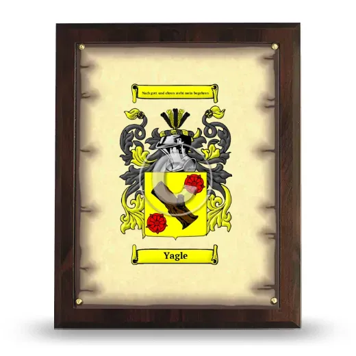 Yagle Coat of Arms Plaque