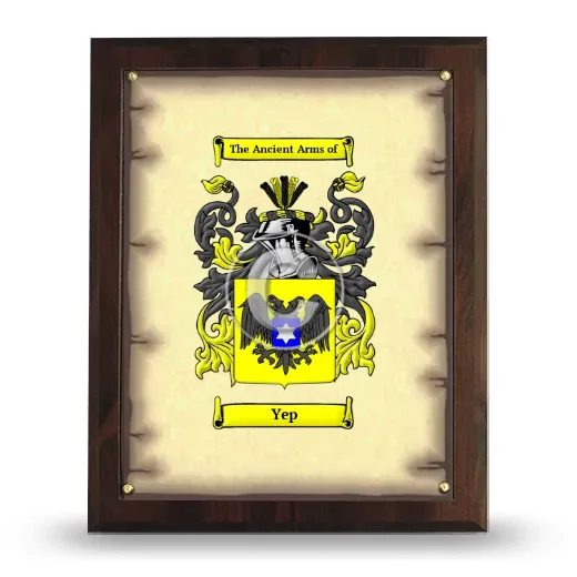 Yep Coat of Arms Plaque