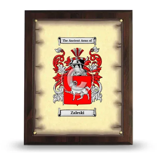 Zaleski Coat of Arms Plaque
