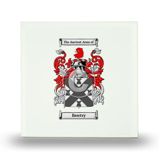 Bawtry Small Ceramic Tile with Coat of Arms