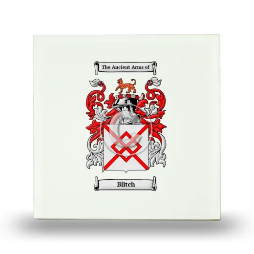 Blitch Small Ceramic Tile with Coat of Arms