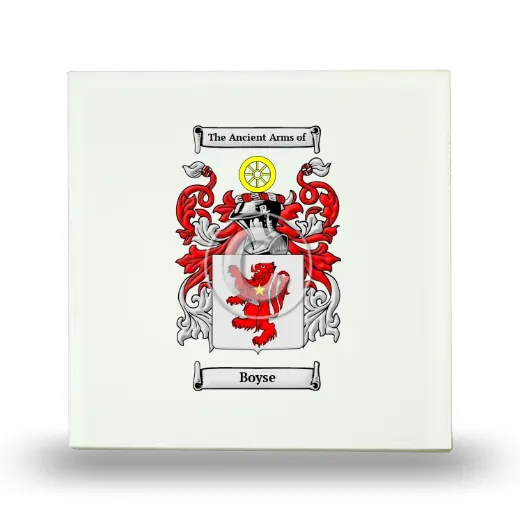Boyse Small Ceramic Tile with Coat of Arms