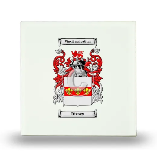 Disney Small Ceramic Tile with Coat of Arms