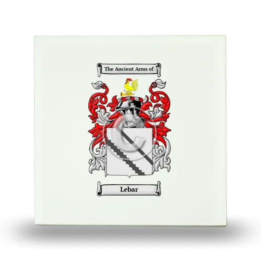 Lebar Small Ceramic Tile with Coat of Arms
