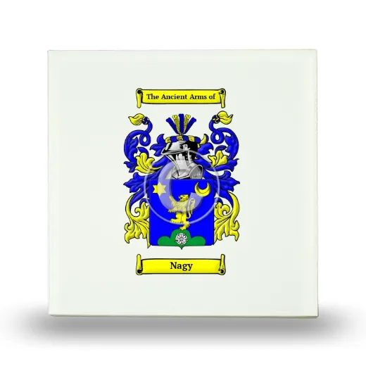 Nagy Small Ceramic Tile with Coat of Arms