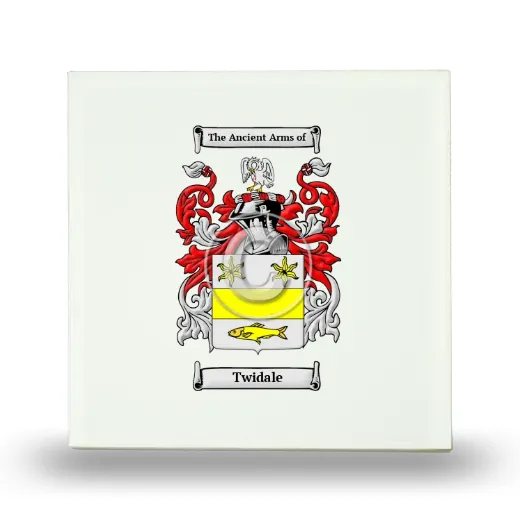 Twidale Small Ceramic Tile with Coat of Arms