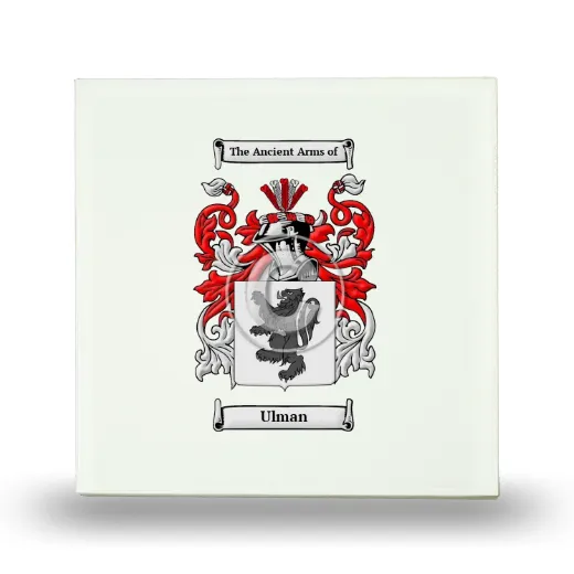 Ulman Small Ceramic Tile with Coat of Arms