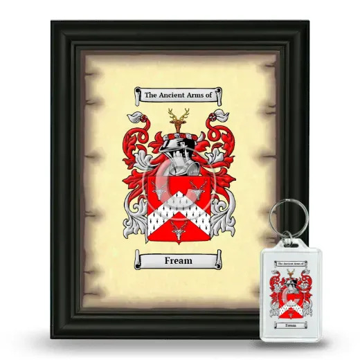 Fream Framed Coat of Arms and Keychain - Black
